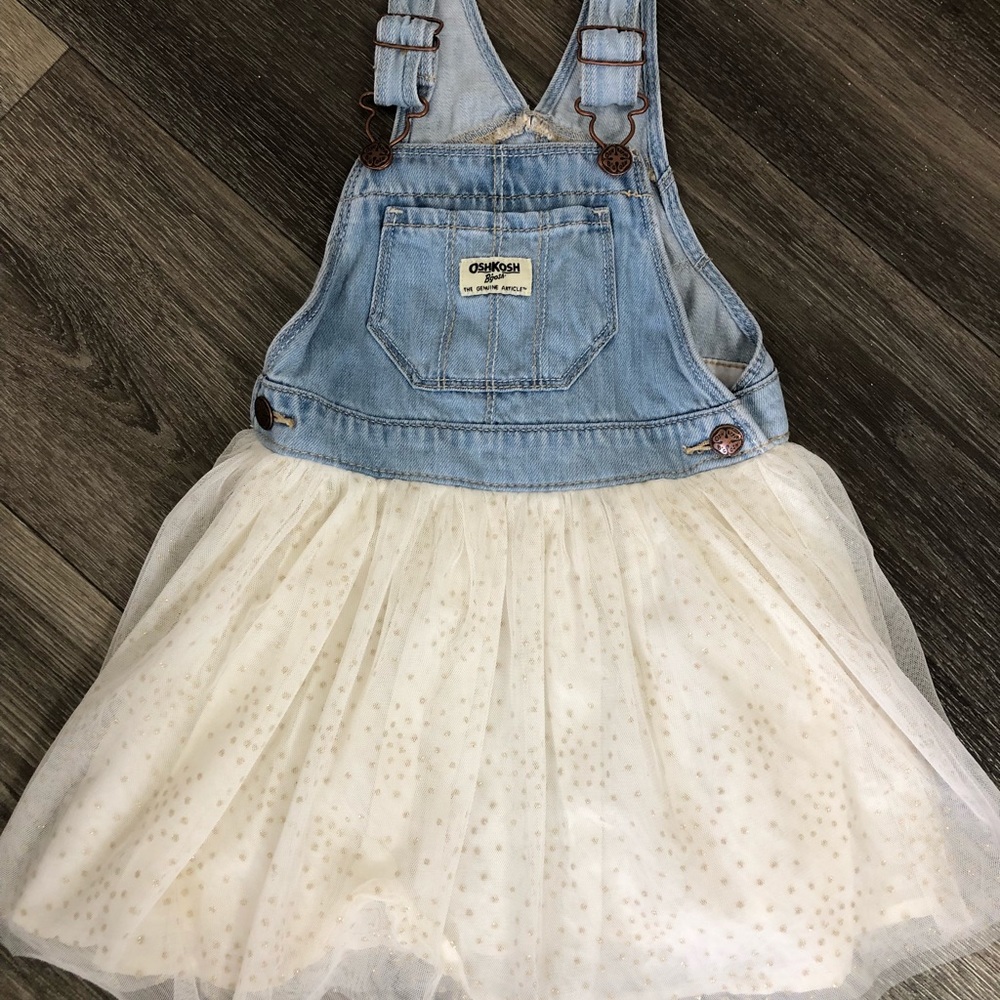 Oshkosh B’Gosh tulle overall skirt